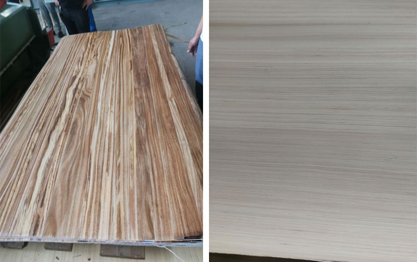 刨切机加工产品 